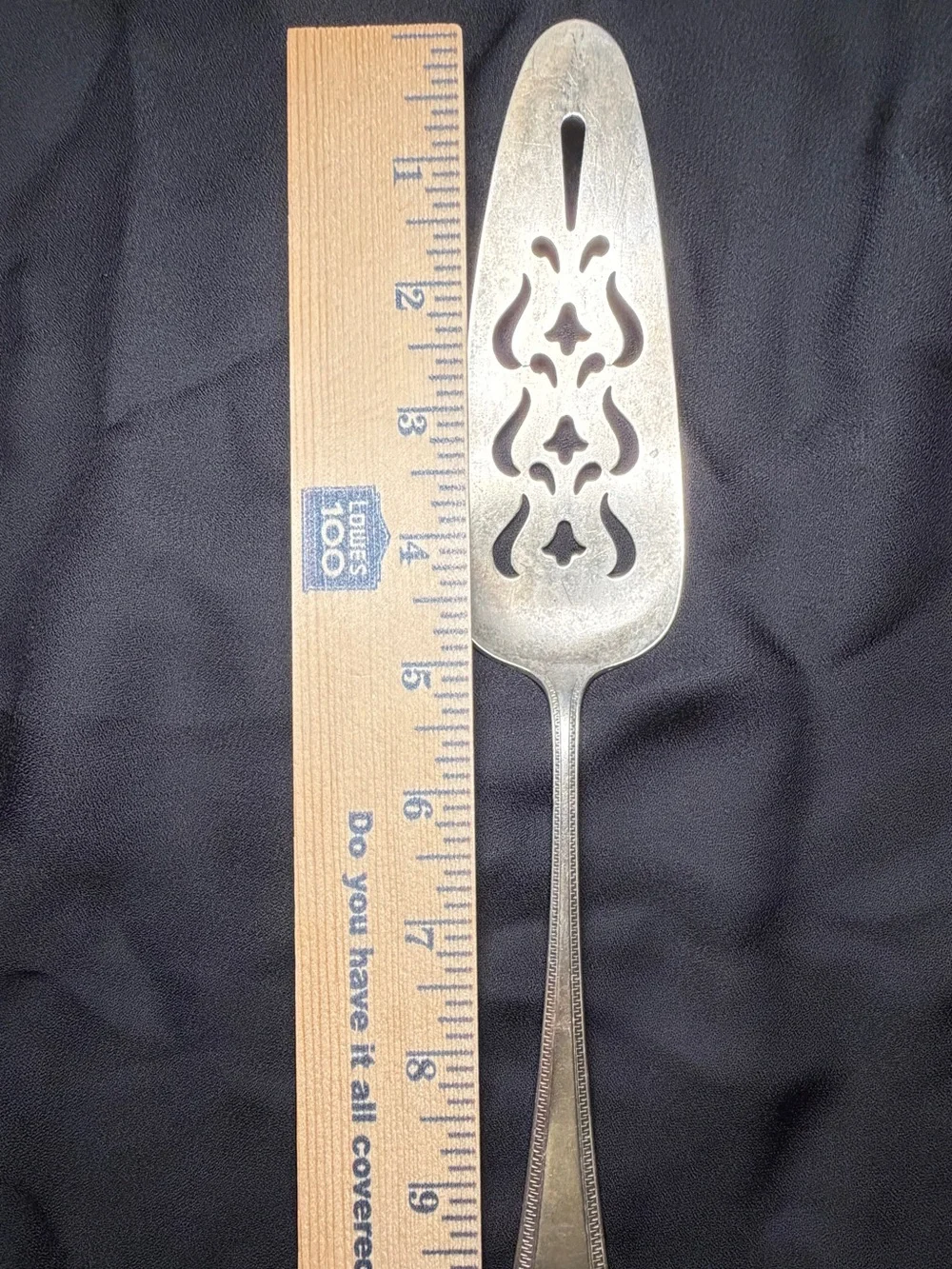 Vintage Art Deco NSC EPNS National Silver Co Silverware Cake Pie Server 10”